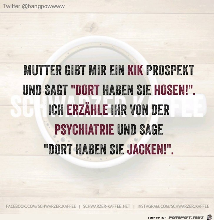 Mutter gibt mir ein KIK Prospekt... Mutter gibt mir ein KIK Prospekt...