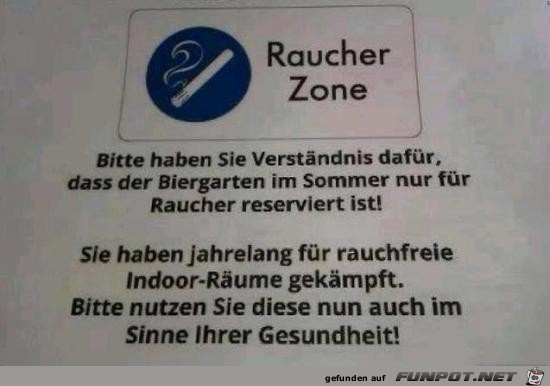 RAUCHERZONE