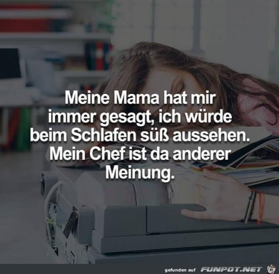 meine Mama hat gesagt......