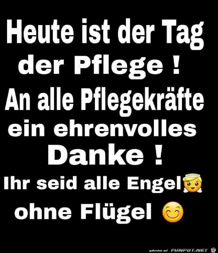 An alle Pflegekraefte