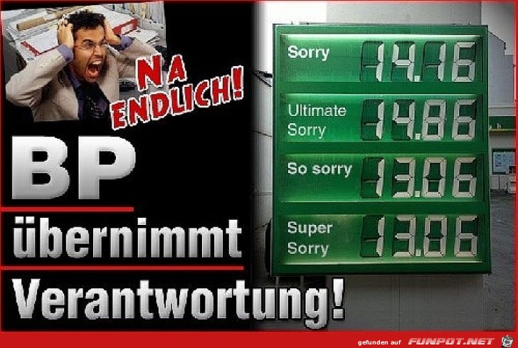 BP übernimmt Verantwortung BP übernimmt Verantwortung