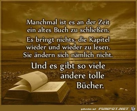 manchmal ist es an der Zeit.......