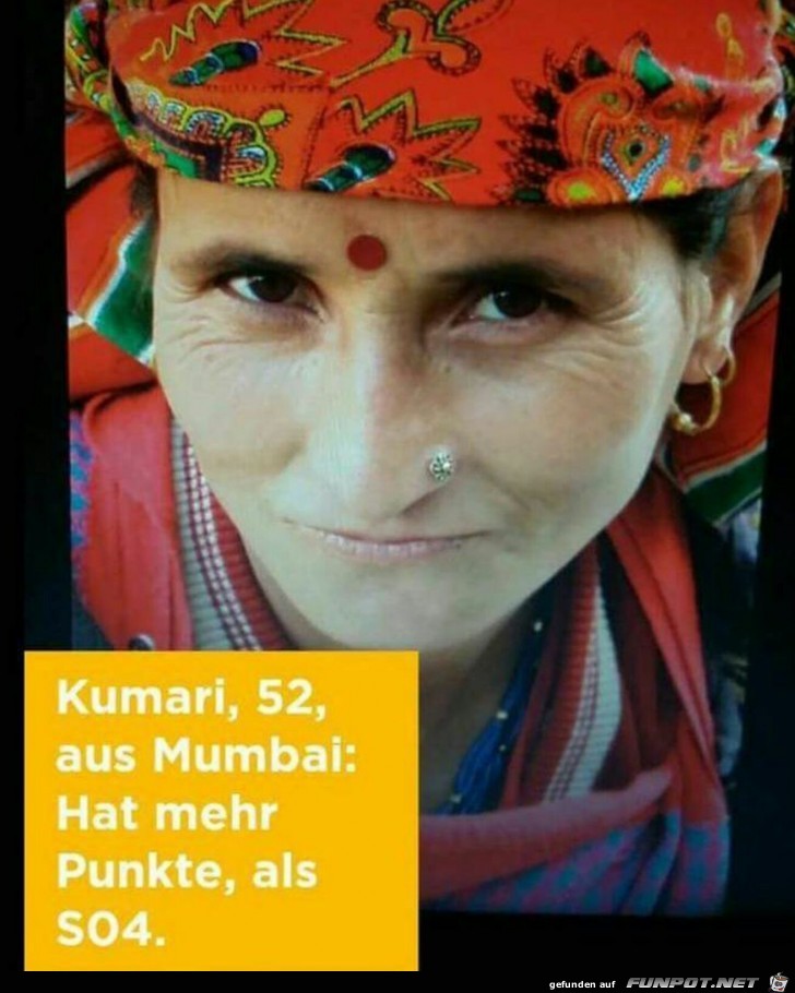 Kumari hat mehr Punkte als S04 Kumari hat mehr Punkte als S04