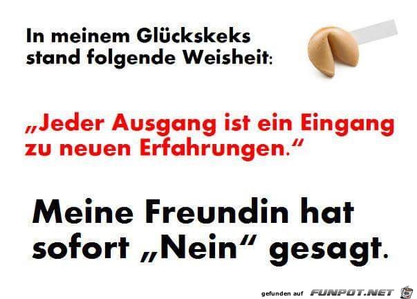 Ausgang ist auch Eingang Ausgang ist auch Eingang
