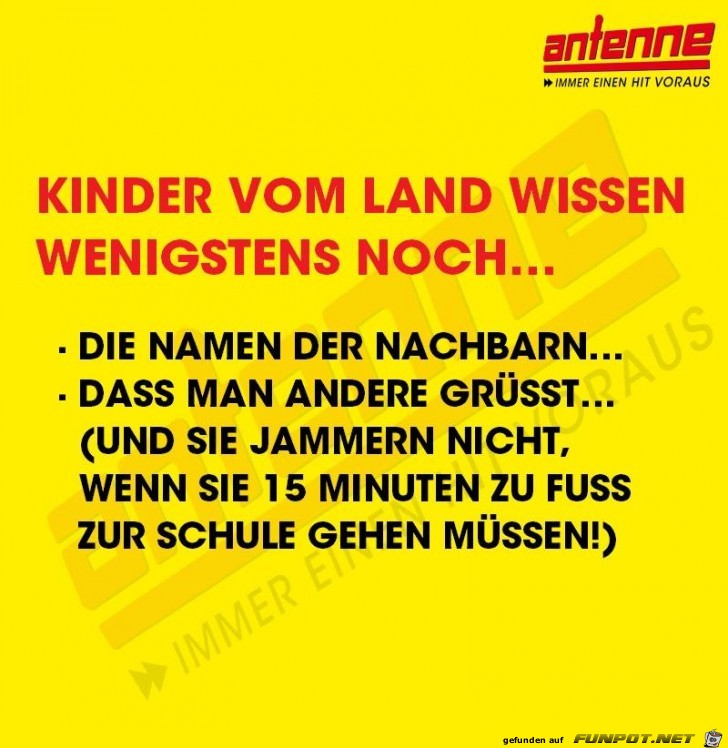 Kinder vom Land