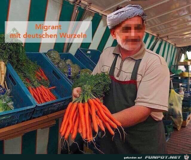 Migrant mit deutschen Wurzeln Migrant mit deutschen Wurzeln