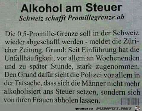 Alkohol am Steuer