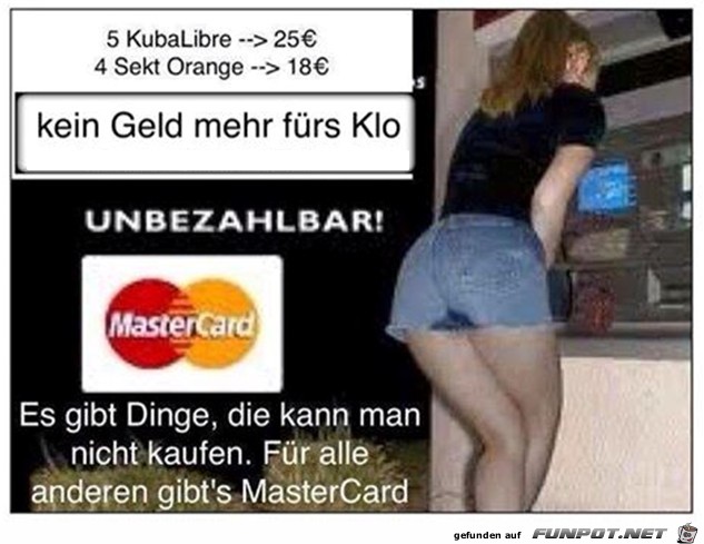 Geld ausgegangen