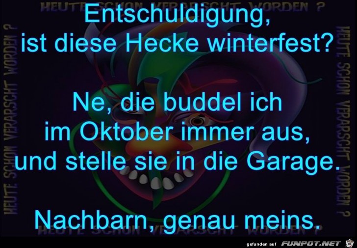 Ist diese Hecke winterfest?