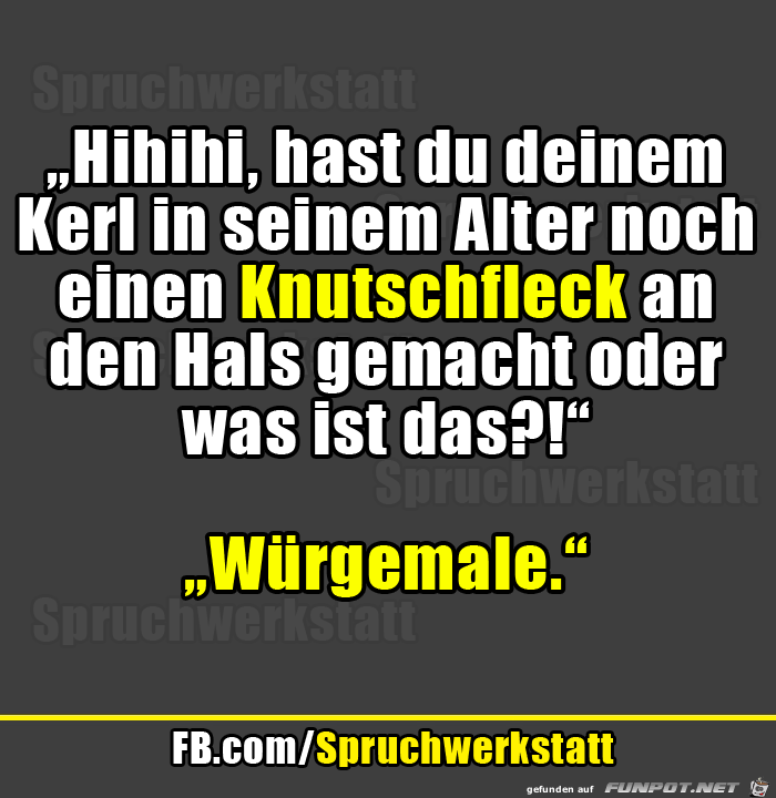 Knutschfleck Knutschfleck