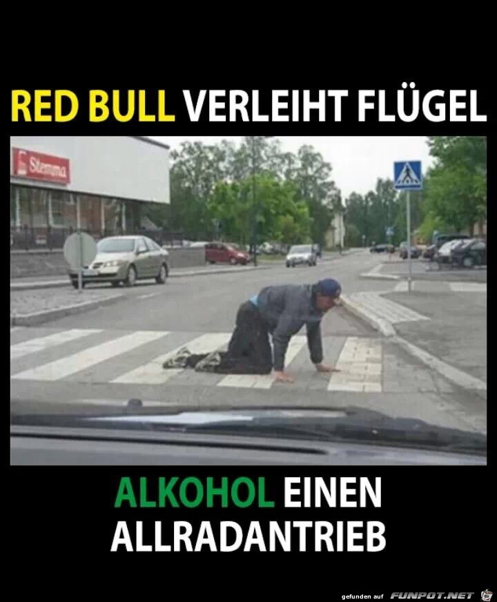 Alkohol und Allradantrieb