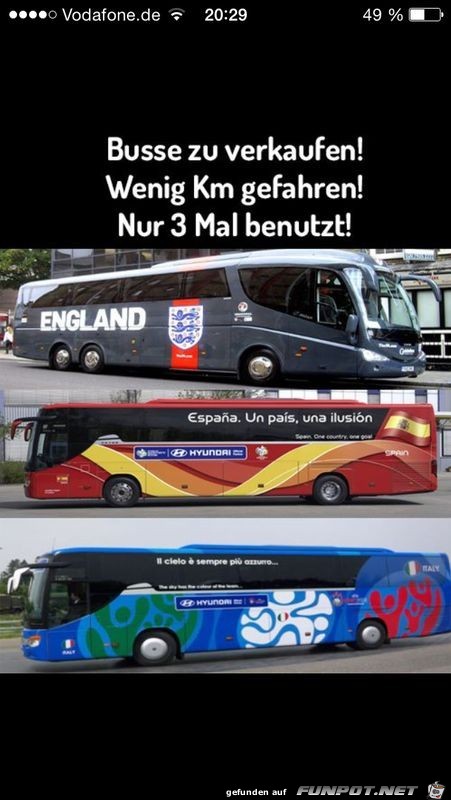 Busse zu verkaufen