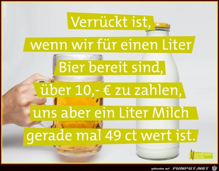 Verrueckt ist, wenn wir...