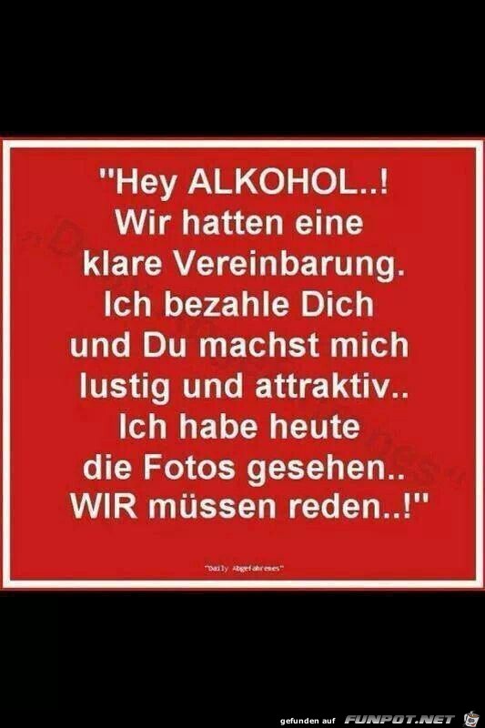 Mit Alkohol eine Vereinbarung treffen Mit Alkohol eine Vereinbarung treffen
