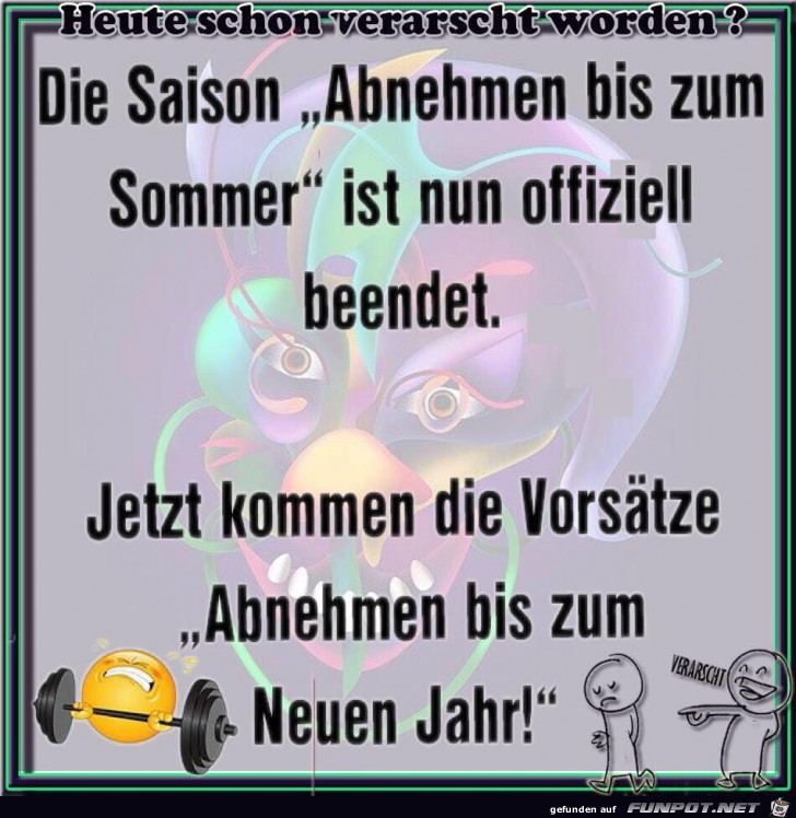 Abnehmen bis zum Sommer