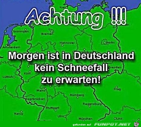 Achtung! Morgen ist in Deutschland Achtung! Morgen ist in Deutschland