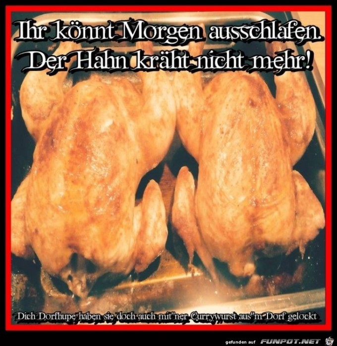 Ihr koennt morgen ausschlafen Ihr koennt morgen ausschlafen