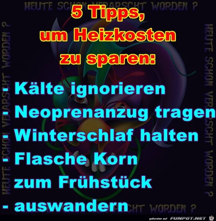 5 Tipps um Heizkosten zu sparen 5 Tipps um Heizkosten zu sparen