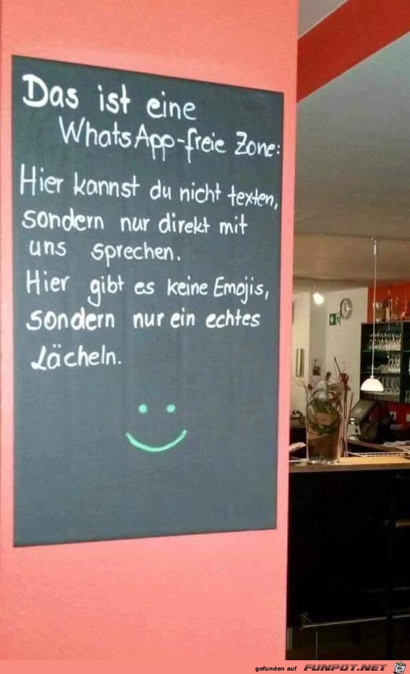 WhatsApp freie Zone WhatsApp freie Zone