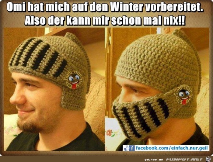 Omi hat mich auf den Winter vorbereitet