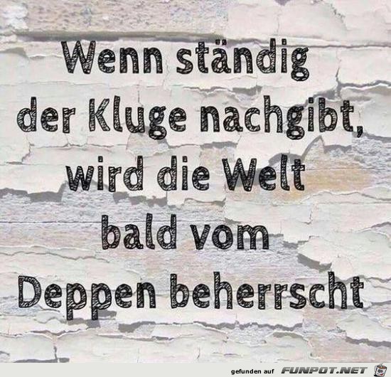 nicht immer nachgeben...... nicht immer nachgeben......
