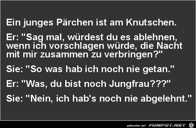 ein Perchen beim Knutschen......