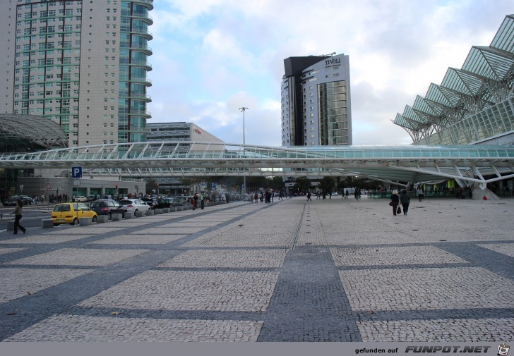 Der Ostbahnhof am Weltausstellungsgelnde in Lissabon