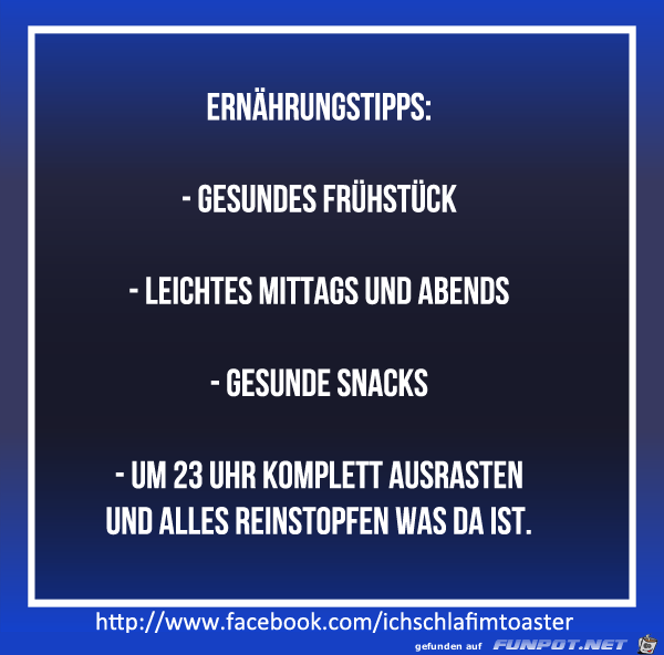 Ernaehrungstipps