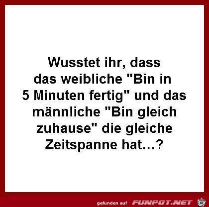Wusstet ihr Wusstet ihr