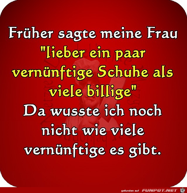 Lieber ein paar vernuenftige Schuhe Lieber ein paar vernuenftige Schuhe