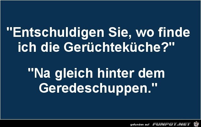 gerüchteküche...... gerüchteküche......