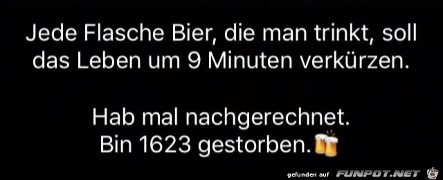 Jede Flasche Bier Jede Flasche Bier