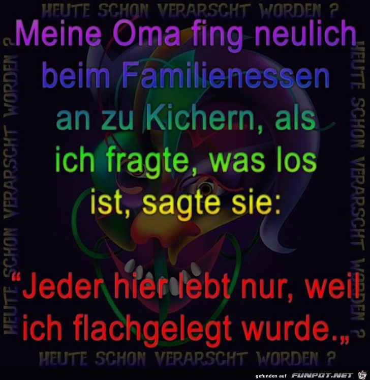 Wenn Oma kichert