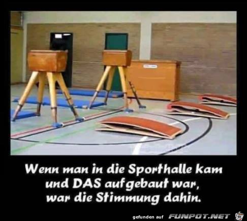 In der Sporthalle