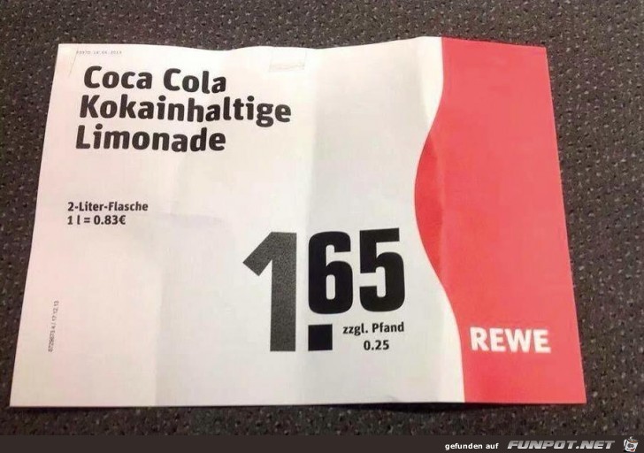 kokainhaltige Limonade kokainhaltige Limonade