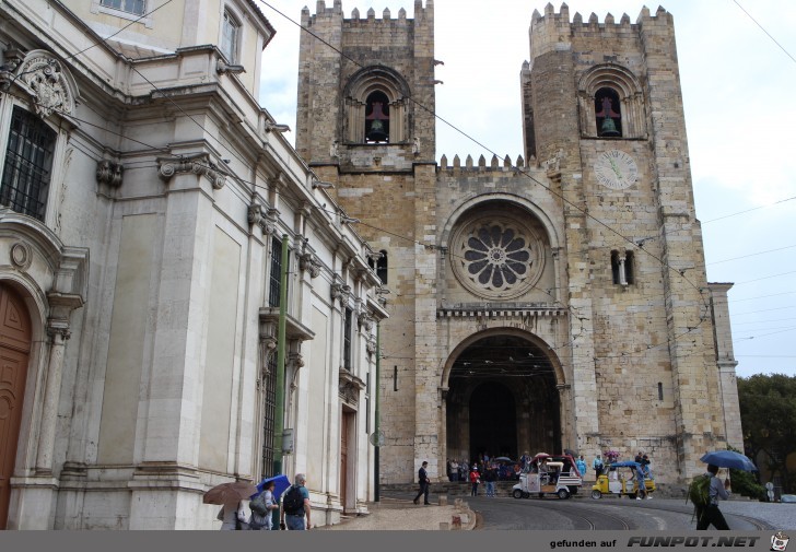 Die Kathedrale in Lissabon