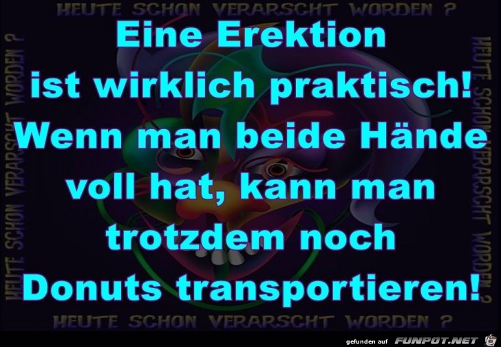 Eine Erektion