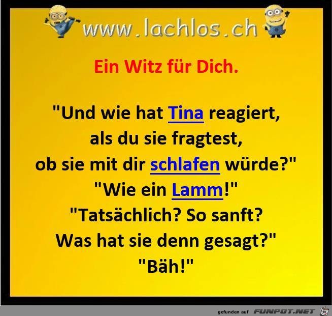 Ein Witz fuer dich