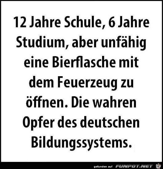 12 Jahre Schule....