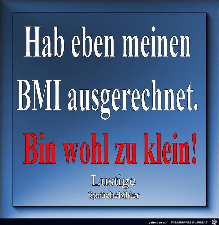 BMI ausgerechnet