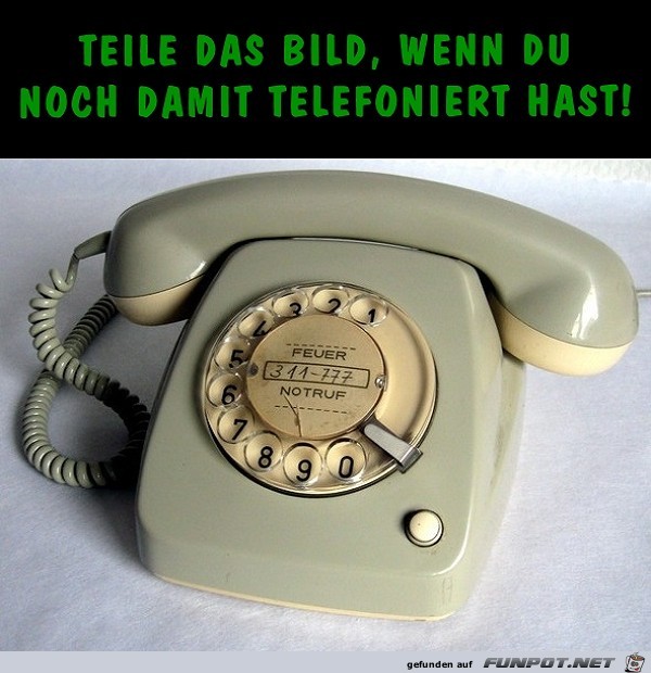 Telefoniert