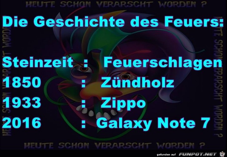 Die Geschichte des Feuers Die Geschichte des Feuers