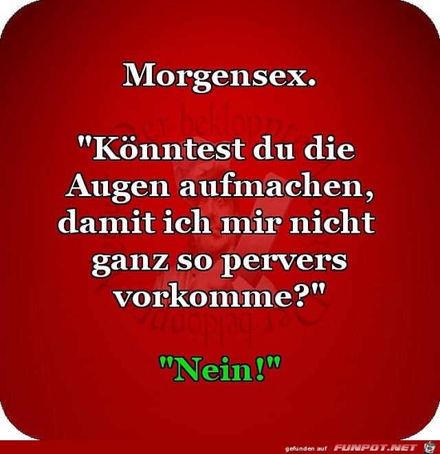 Morgensex Morgensex