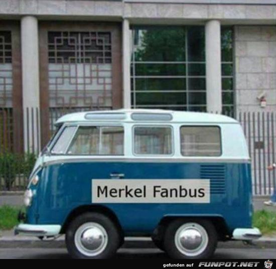Merkel Fanbus..... Merkel Fanbus.....
