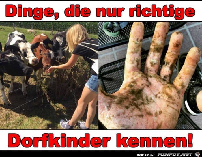 Nur Dorfkinder