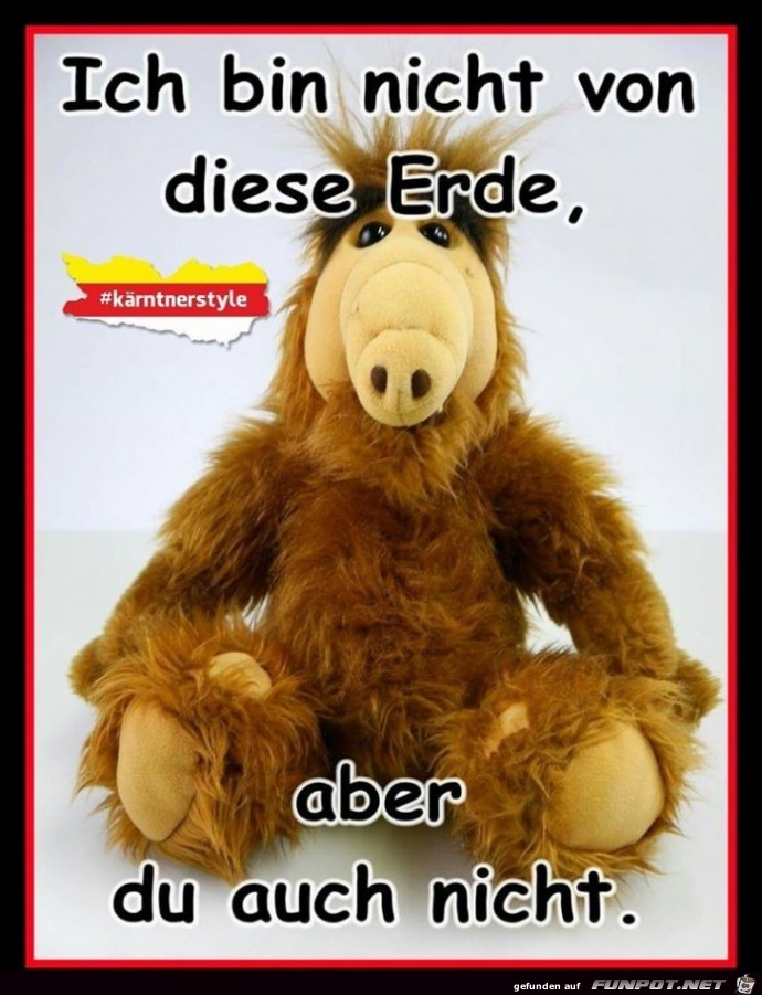 Bin nicht von dieser Erde Bin nicht von dieser Erde
