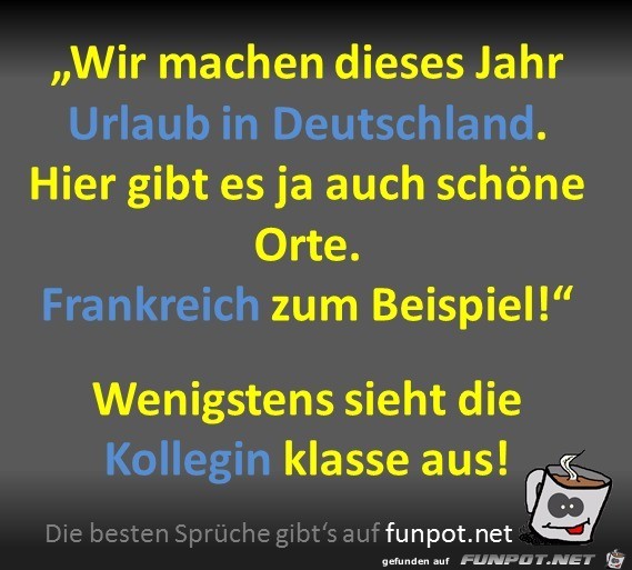 Urlaub in Deutschland