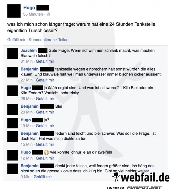Fragen ueber Fragen Fragen ueber Fragen