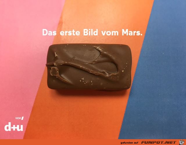 Das 1.Bild vom Mars
