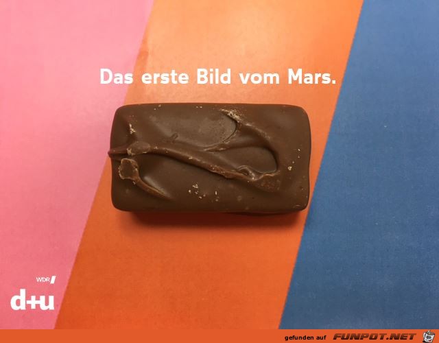 Das 1.Bild vom Mars Das 1.Bild vom Mars